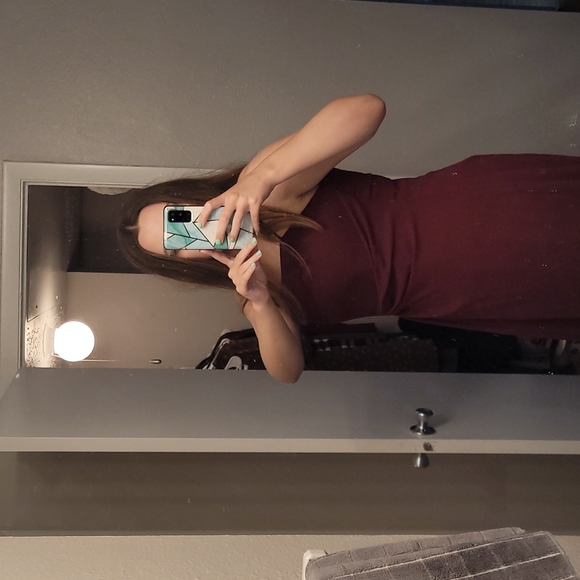 Maroon Prom Dress - Picture 9 of 9